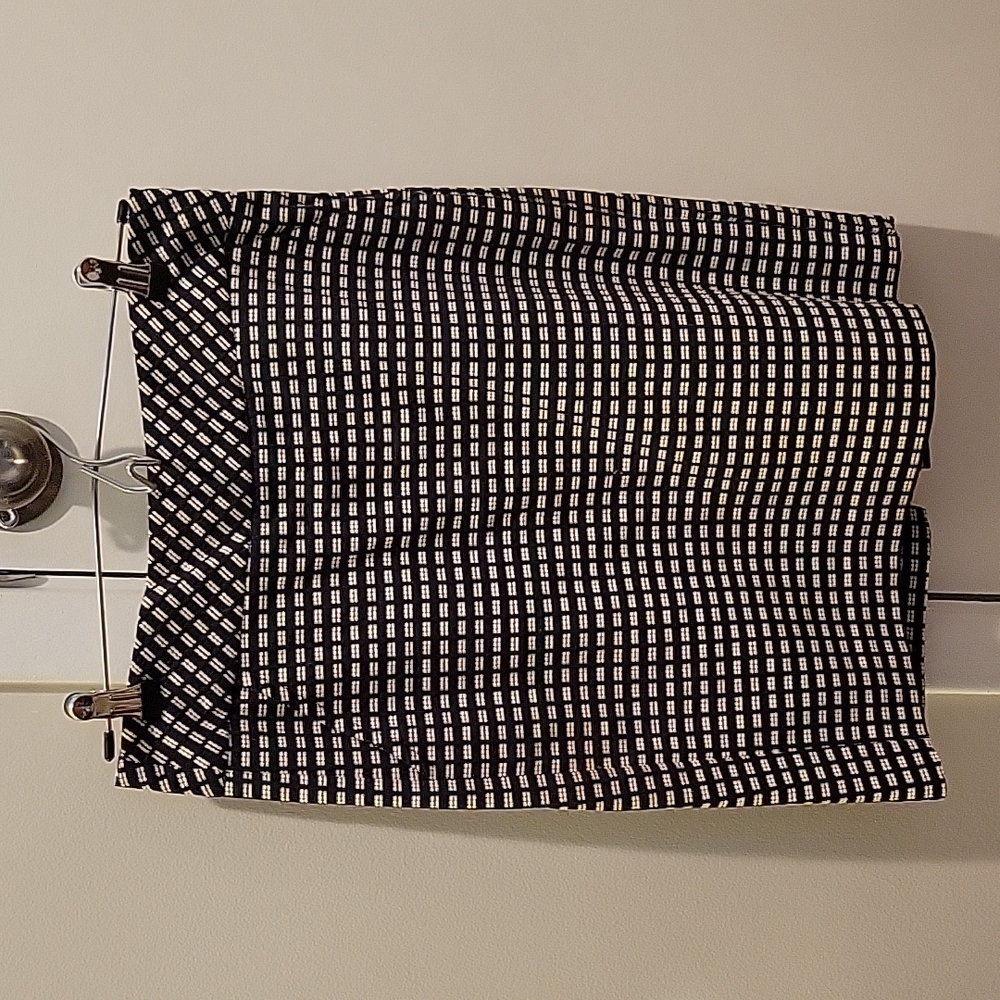 Trina Turk navy and cream pencil skirt size 2